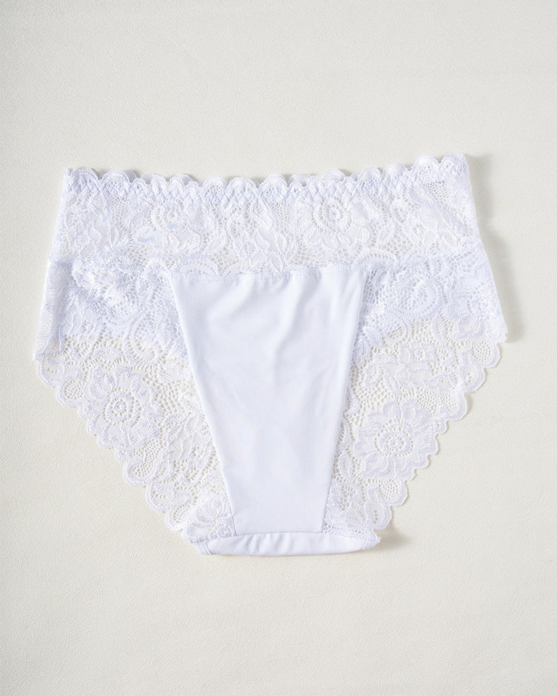 Curvvvy™ Seamless Lace Trim Panties