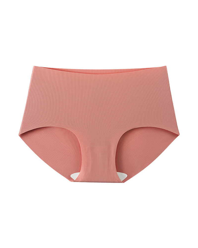 Curvvvy® Seamless Antibacterial Mid-Waist Plus Size Briefs