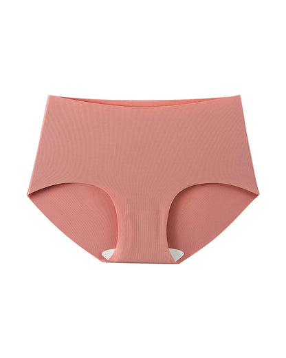 Curvvvy® Seamless Antibacterial Mid-Waist Plus Size Briefs
