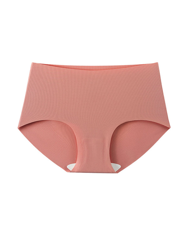 Curvvvy® Seamless Antibacterial Mid-Waist Plus Size Briefs