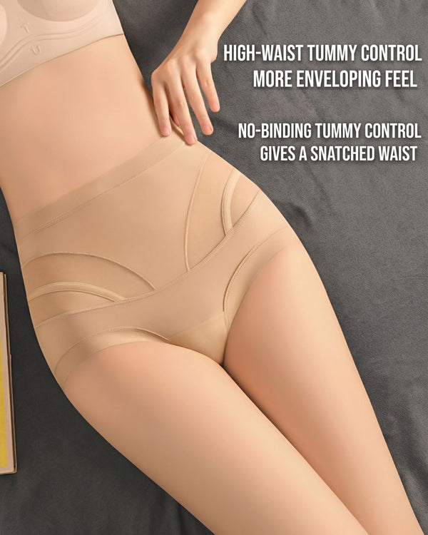 Curvvvy™ High-Waisted Tummy Control Mesh Bodyshorts