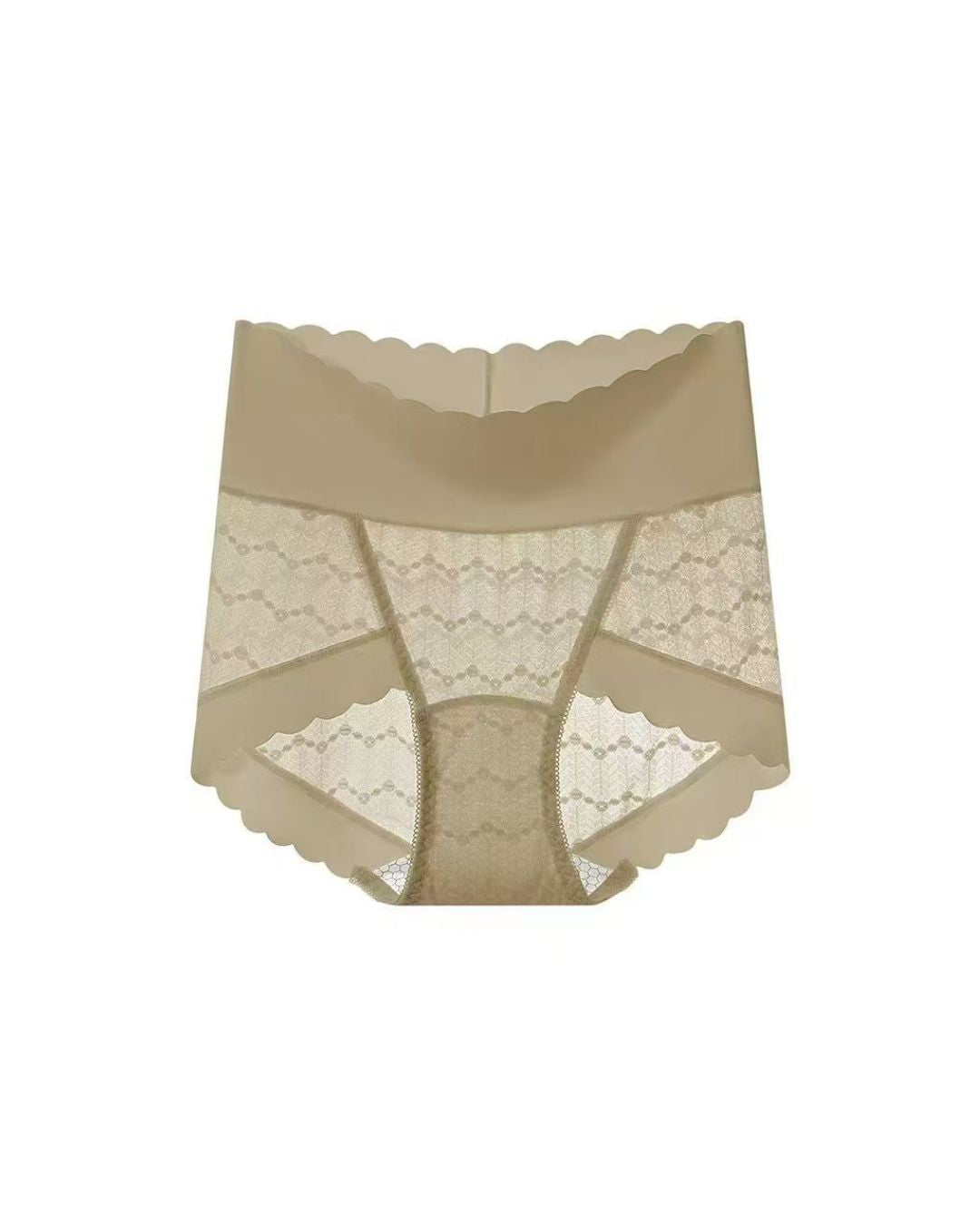 Curvvvy™ Soft Lace High-Waisted Seamless Tummy Control Panties