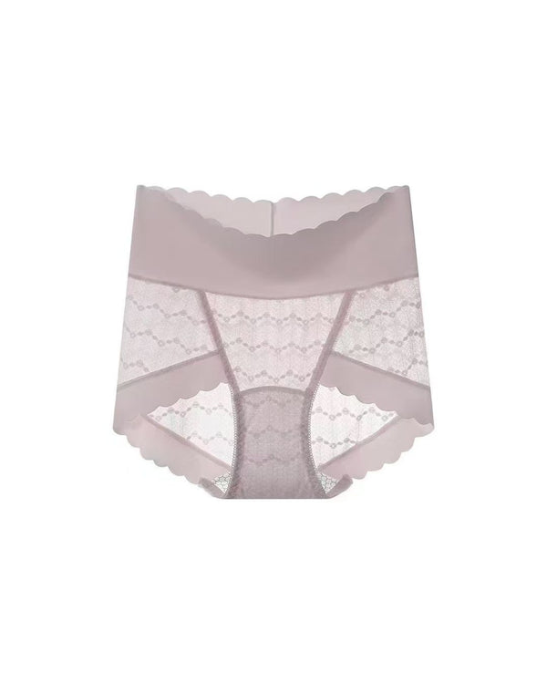 Curvvvy™ Soft Lace High-Waisted Seamless Tummy Control Panties