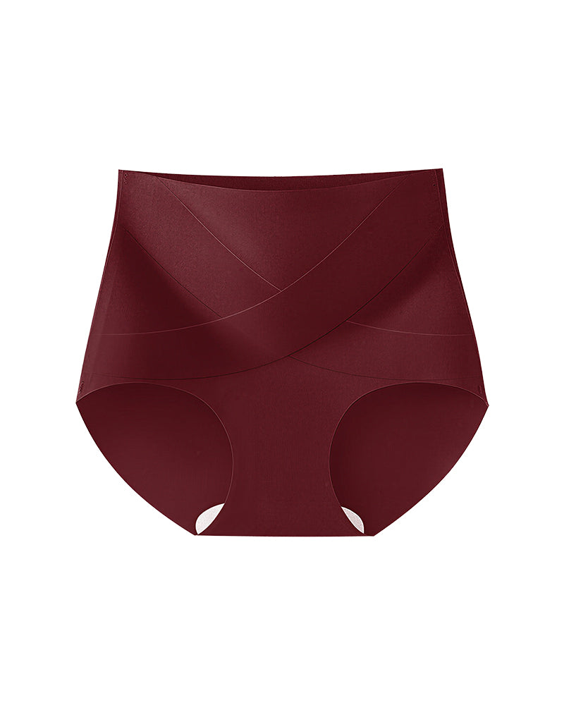 Curvvvy™ Seamless High-Waisted Tummy Control Ice Silk Briefs