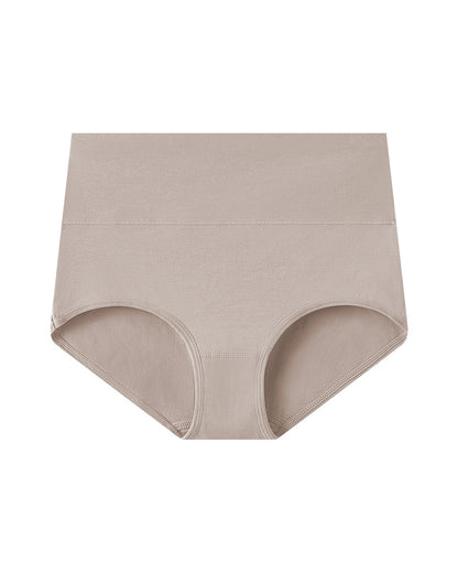 Curvvvy™ Plus Size Comfort High-Waisted Cotton Briefs with Tummy Control