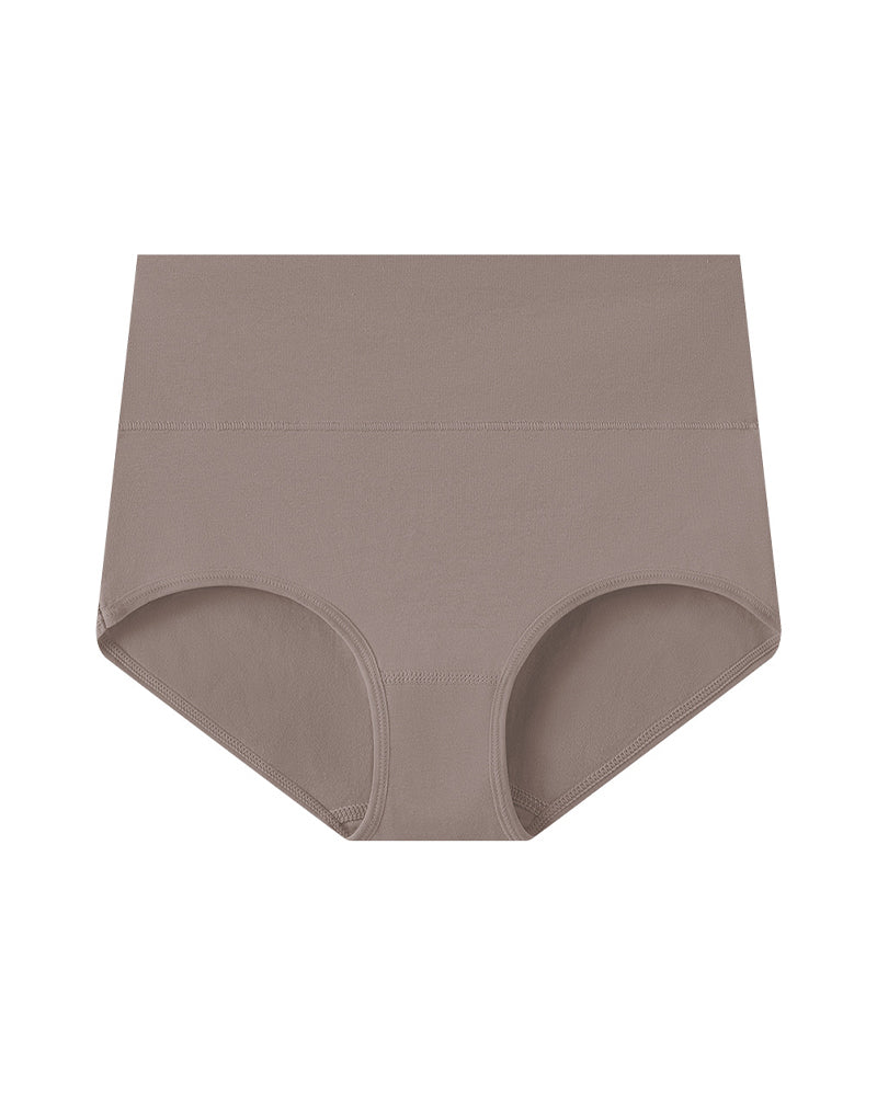Curvvvy™ Plus Size Comfort High-Waisted Cotton Briefs with Tummy Control