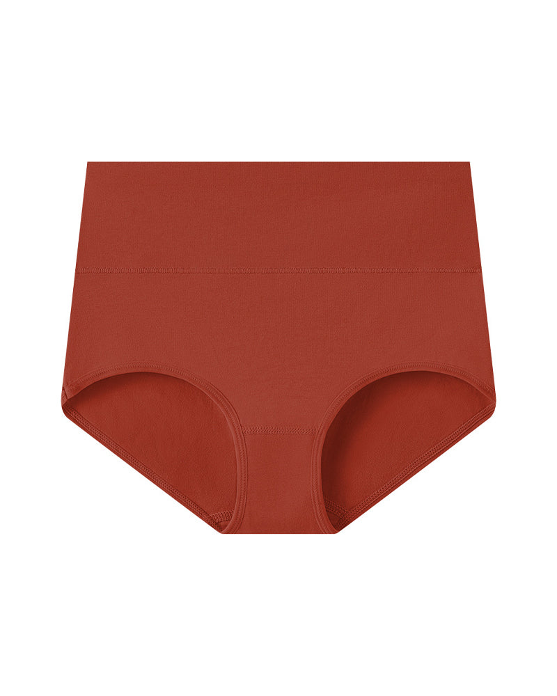 Curvvvy™ Plus Size Comfort High-Waisted Cotton Briefs with Tummy Control