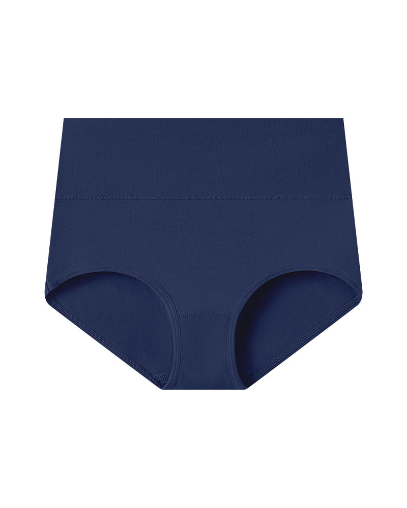 Curvvvy™ Plus Size Comfort High-Waisted Cotton Briefs with Tummy Control