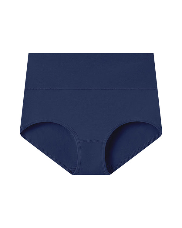 Curvvvy™ Plus Size Comfort High-Waisted Cotton Briefs with Tummy Control