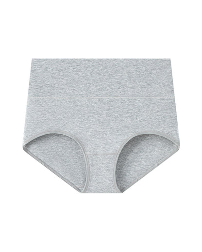 Curvvvy™ Plus Size Comfort High-Waisted Cotton Briefs with Tummy Control