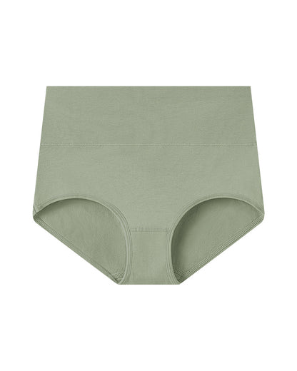 Curvvvy™ Plus Size Comfort High-Waisted Cotton Briefs with Tummy Control