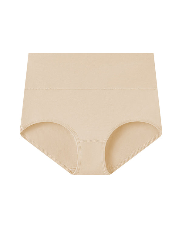 Curvvvy™ Plus Size Comfort High-Waisted Cotton Briefs with Tummy Control
