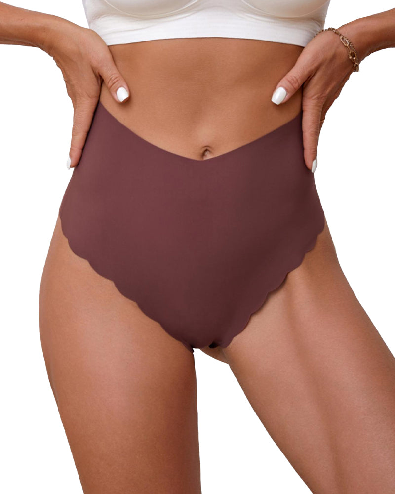 Curvvvy™ High-Waisted Seamless Ice Silk Thong