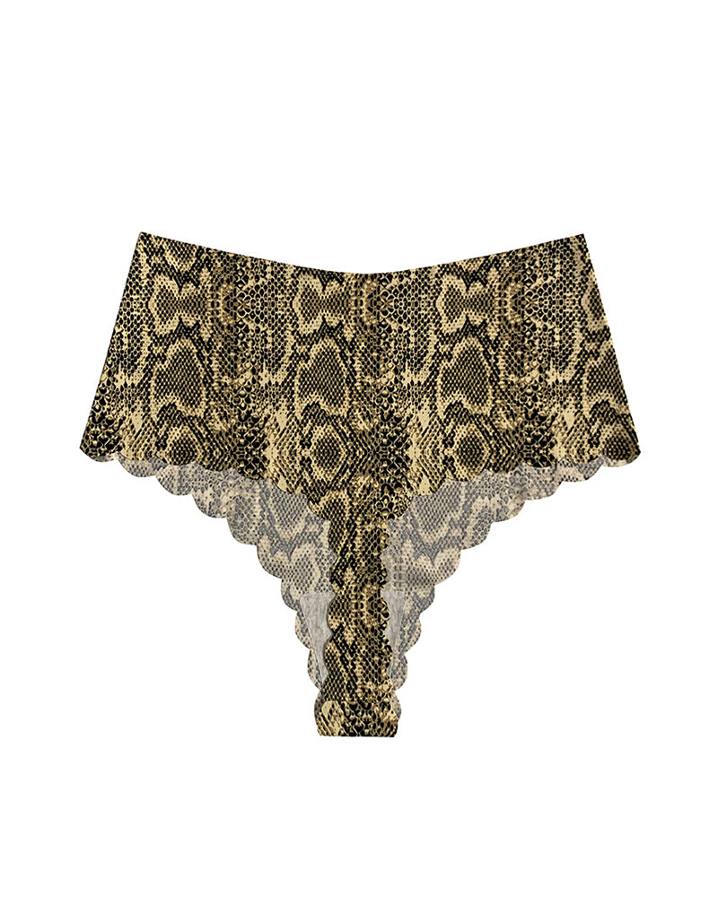 Curvvvy™ High-Waisted Seamless Ice Silk Thong