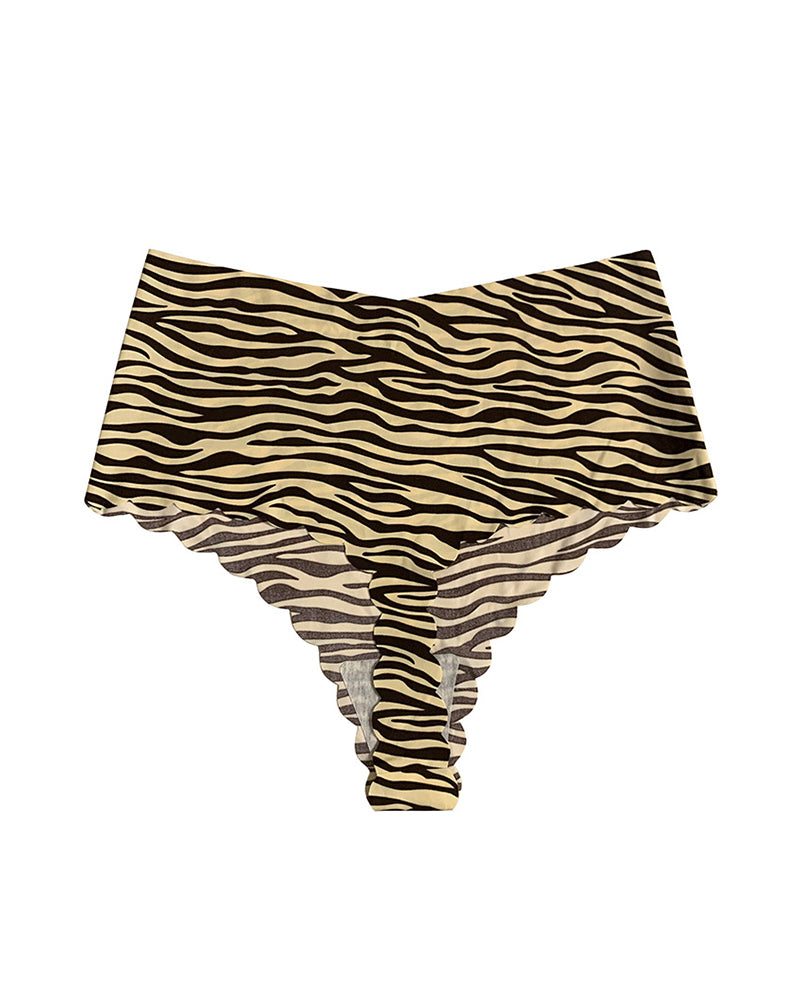 Curvvvy™ High-Waisted Seamless Ice Silk Thong