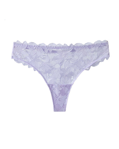 Curvvvy™ Whisper-Soft Floral Lace Thong