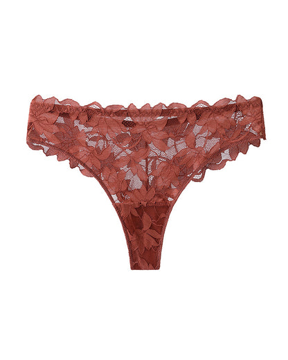 Curvvvy™ Whisper-Soft Floral Lace Thong