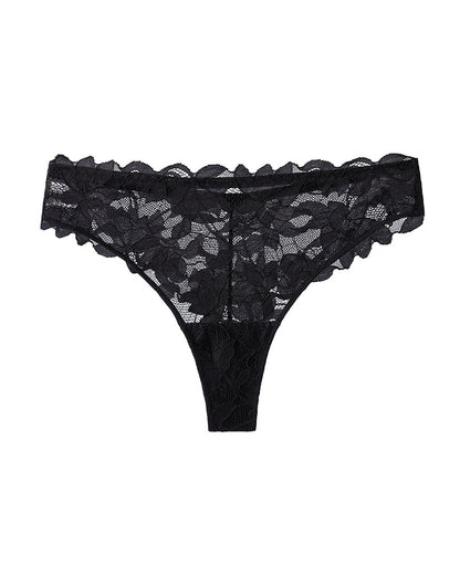 Curvvvy™ Whisper-Soft Floral Lace Thong
