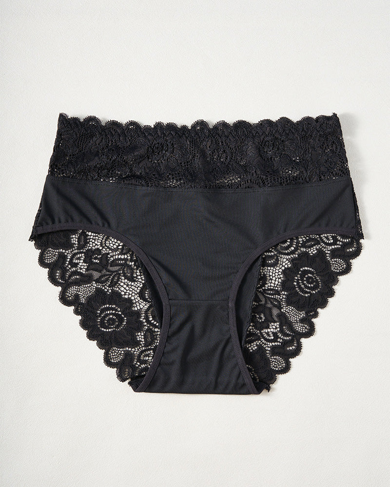 Curvvvy™ Seamless Lace Trim Panties