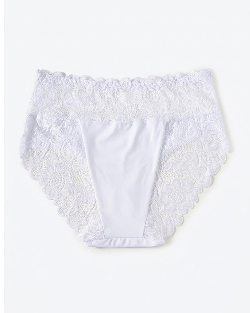 Curvvvy™ Seamless Lace Trim Panties