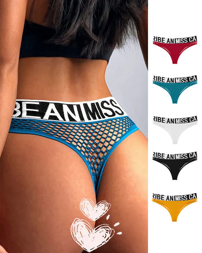 Curvvvy™ Bold Logo Waistband Seamless Sport Thong