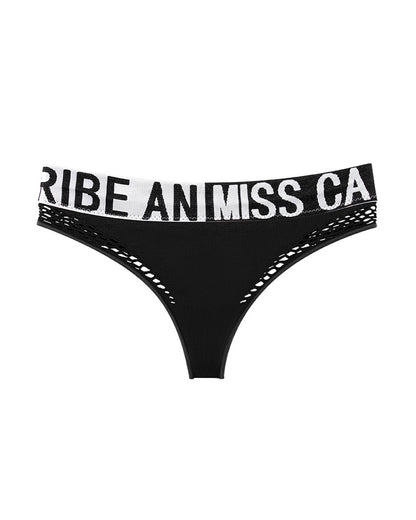 Curvvvy™ Bold Logo Waistband Seamless Sport Thong