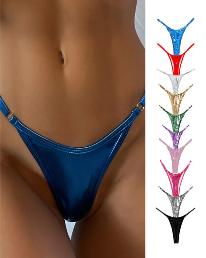 Curvvvy™ Metallic Adjustable Low-Cut Thong