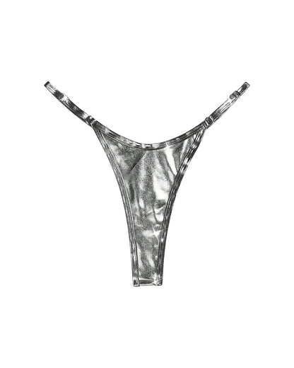 Curvvvy™ Metallic Adjustable Low-Cut Thong