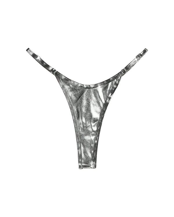 Curvvvy™ Metallic Adjustable Low-Cut Thong