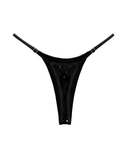 Curvvvy™ Metallic Adjustable Low-Cut Thong
