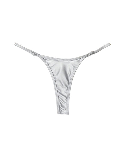 Curvvvy™ Metallic Adjustable Low-Cut Thong