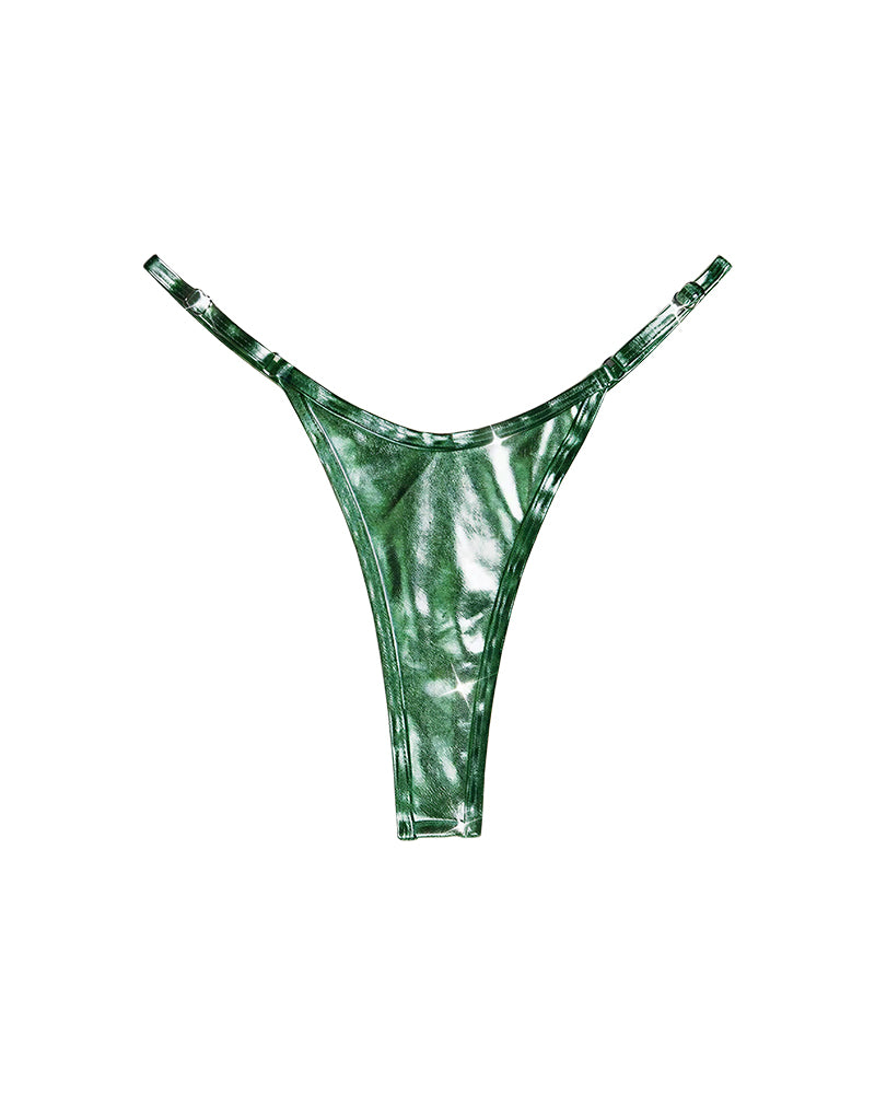 Curvvvy™ Metallic Adjustable Low-Cut Thong