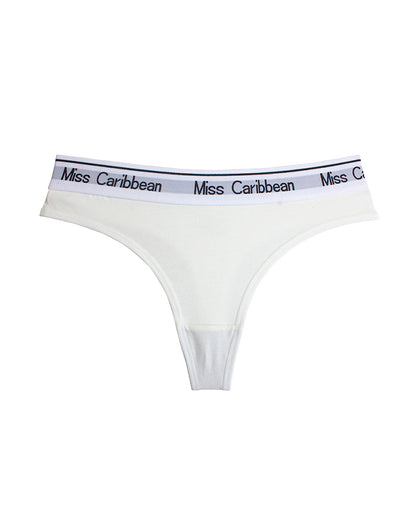 Curvvvy™ Wide Band Low-Rise Sporty Cotton Thong
