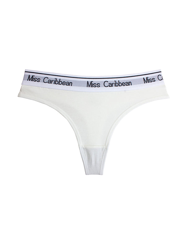 Curvvvy™ Wide Band Low-Rise Sporty Cotton Thong