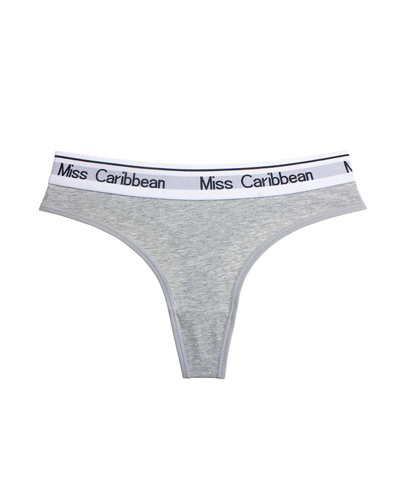 Curvvvy™ Wide Band Low-Rise Sporty Cotton Thong