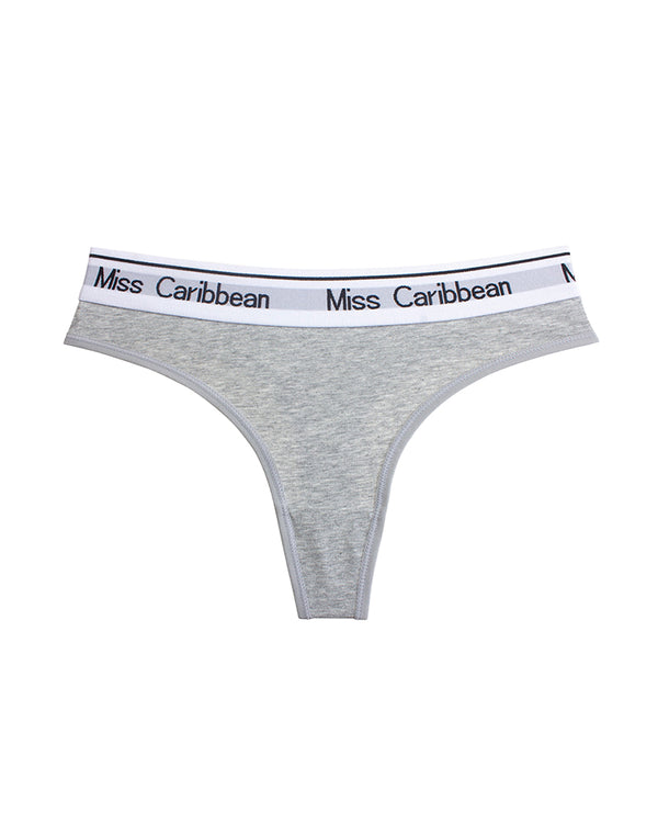 Curvvvy™ Wide Band Low-Rise Sporty Cotton Thong