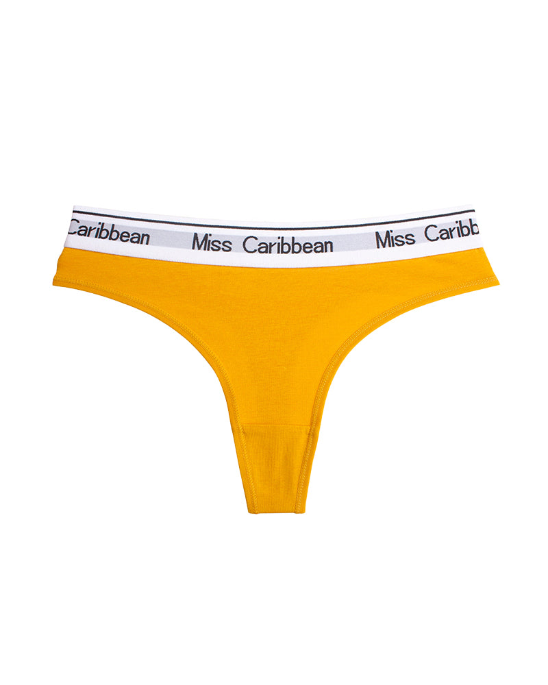 Curvvvy™ Wide Band Low-Rise Sporty Cotton Thong