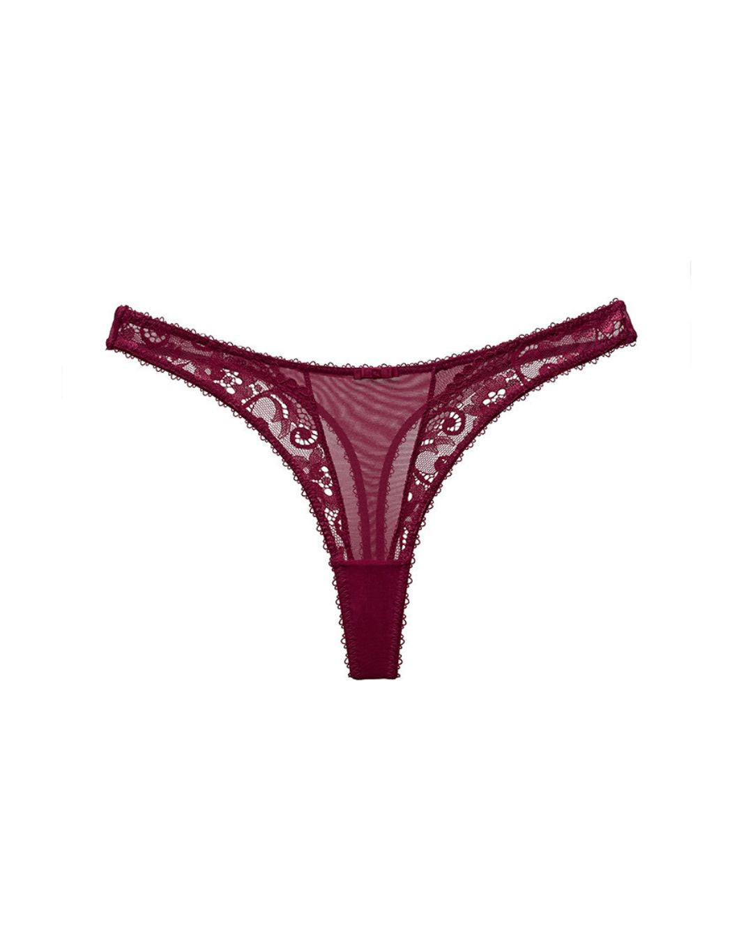 Curvvvy™ Sheer Lace Thong Panty