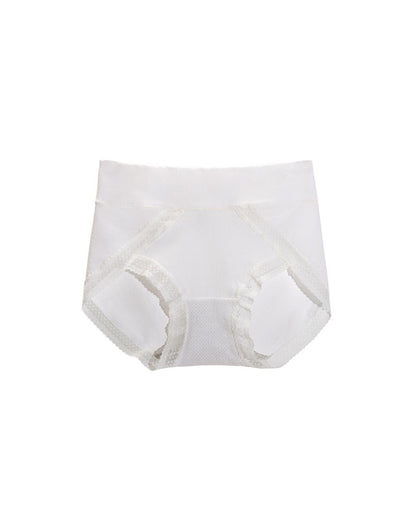 Curvvvy™ Atmungsaktive Slips mit Spitzenbesatz und Bauchkontrolle