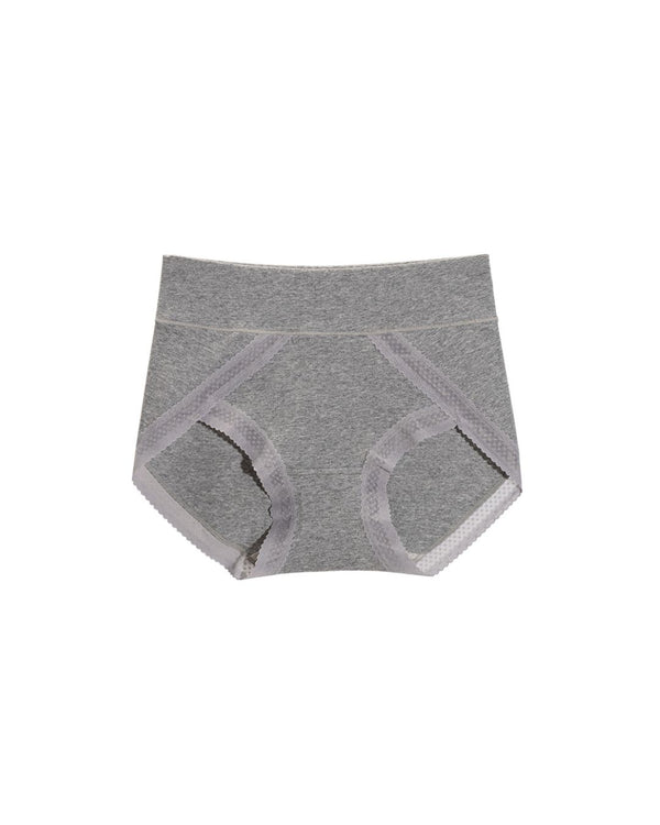 Curvvvy™ Atmungsaktive Slips mit Spitzenbesatz und Bauchkontrolle