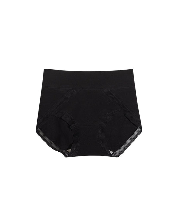 Curvvvy™ Atmungsaktive Slips mit Spitzenbesatz und Bauchkontrolle