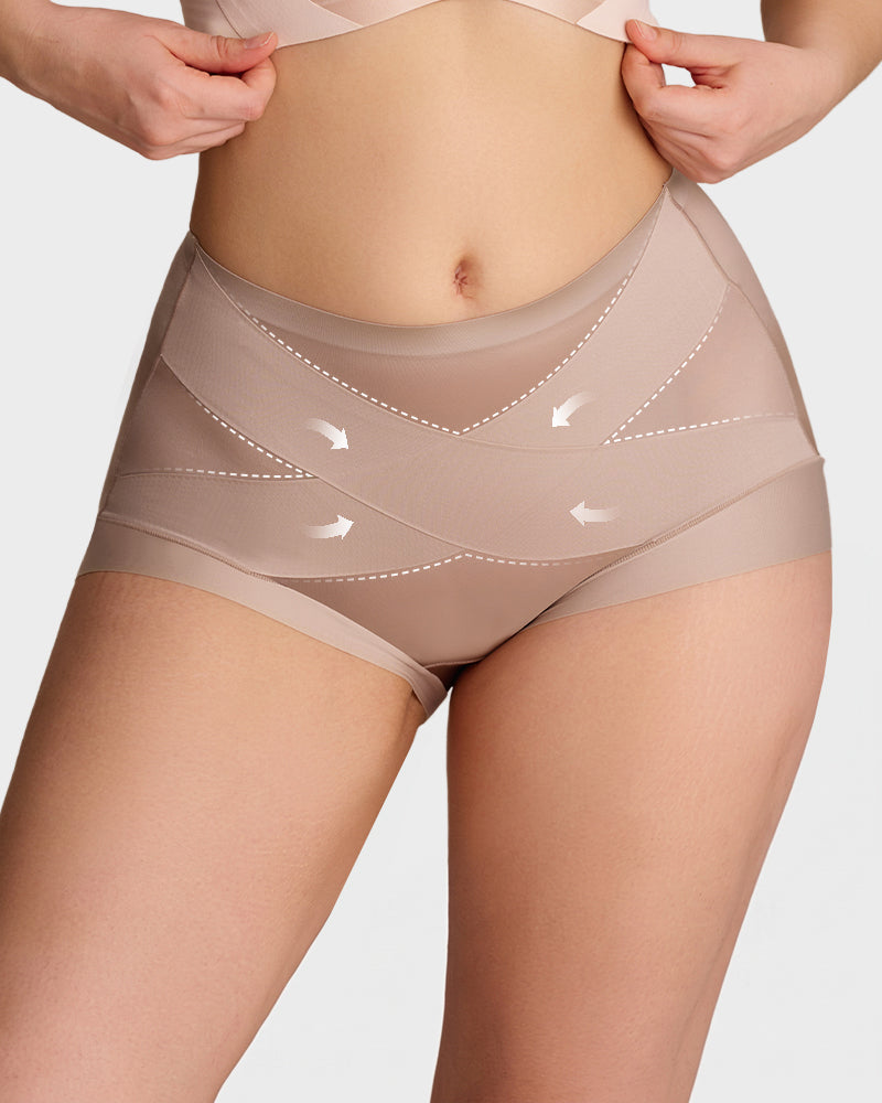 Curvvvy™ High-Waist Nahtlose Eisseide Formslips (6 Stück)