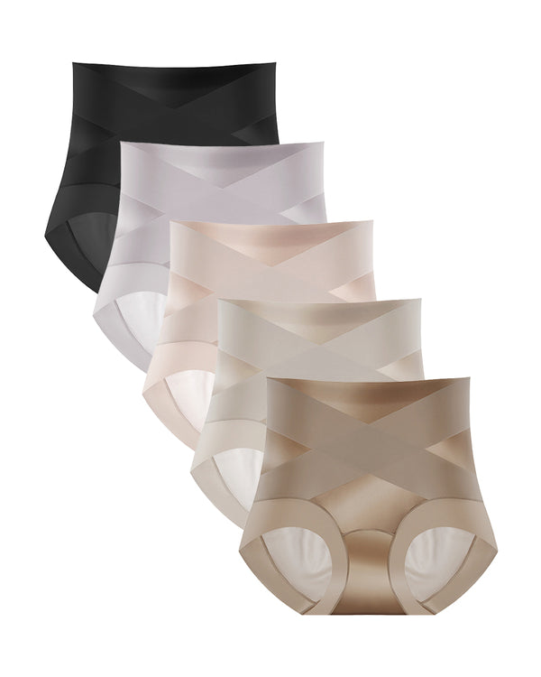 Curvvvy™ High-Waist Nahtlose Eisseide Formslips (6 Stück)