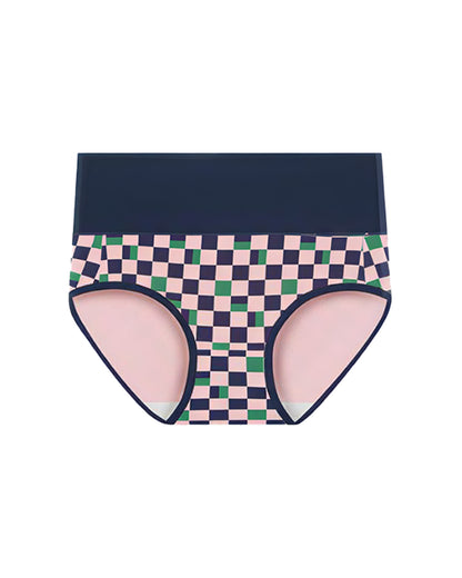 Curvvvy™ High-Waisted Checkerboard Briefs