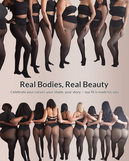 Curvvvy® - One-Seam Slimming Thermal Tights Curvvvy-US