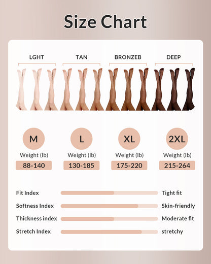 Curvvvy® Opaque Fleece Lined Slimming Tights Curvvvy-US