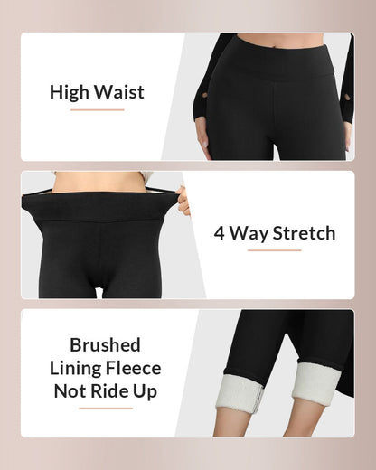 Curvvvy® Warm Thick FLeece Lined Leggings Curvvvy-US