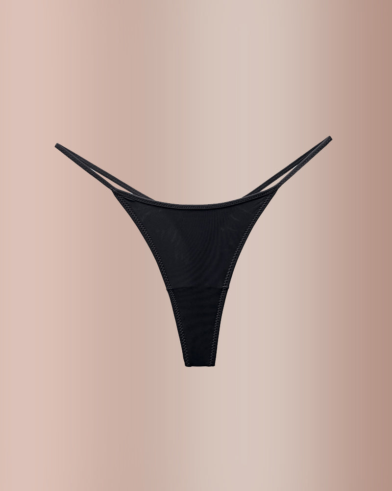 Curvvvy® ForLove – Animal Print Thin Strap Thong