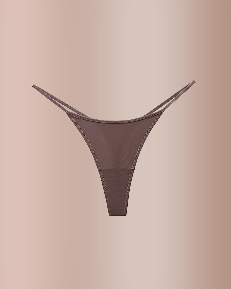 Curvvvy® ForLove – Animal Print Thin Strap Thong
