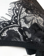 Curvvvy® BlossomLace – Eyelash Lace Strappy Floral Bow Thong